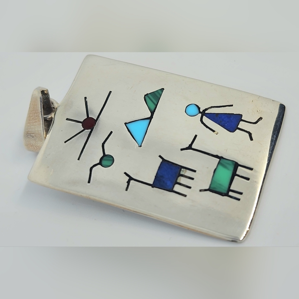 Sterling Diaguitas Charm Pendant - Picture 4 of 6